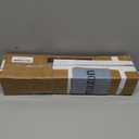 30-120 Inch Wrap Around Curtain Rod 1" Diameter for 30-114 Windows, Adjustable Curtains Rod, Black Industrial Curtain Rods for Windows Heavy Duty Window Treatment Rods for Blackout Curtains 1 Pack