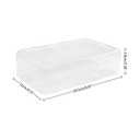 Large Capacity Clear Pencil Case, Plastic Pencil Boxes Stackable Design, Supply Boxes for Kids Boys School Classroom, 1 Pack