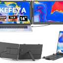 KEFEYA Laptop Screen Extender 14", FHD 1080P IPS Laptop Monitor Extender, Portable Monitor for Laptops 13-17" with USB-C/HDMI Port, Plug n Play for Windows/Mac/Android/Switch/PS5