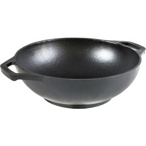 Lodge Manufacturing Company L9MW Mini Wok Cast Iron, 9", Black