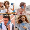 bemal for Samsung Galaxy S25 Plus Case - Smooth Silky Liquid Silicone - Slim Fit Soft Microfiber Lining - Designed for Women and Girls - Shockproof Protective Phone Cover 6.6"- Sea Blue