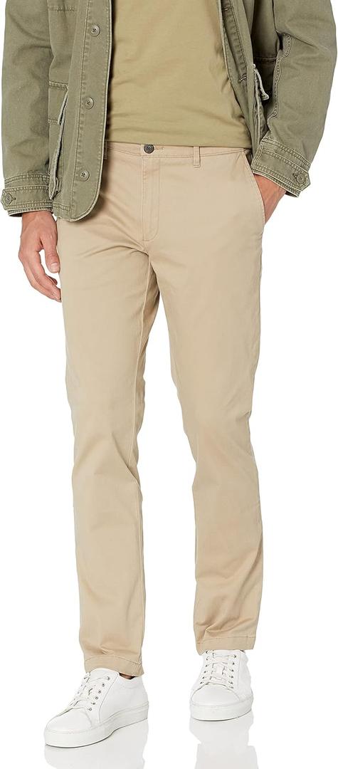 Amazon Essentials Men's Skinny-Fit Washed Comfort Stretch Chino Pants, 29W x 30L