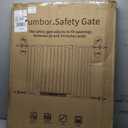 Cumbor 36" Extra Tall Dog Gate for Large Dogs, 30-54" Wide Pet Gate