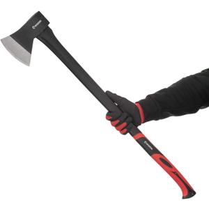 INTERTOOL 36 Inch Chopping Axe | Heavy Duty Wood Cutting & Felling Axe for Firewood | 2.8lb Head with Shock Absorbing Fiberglass Handle | HT-0264