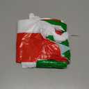 Hotop 12 Pcs Italian Flag Table Runners Plastic Italy Table Runner 14 x 108 Inch Red Green and White Striped Table Runner Disposable Italian Flag Table Decoration for Home Room Kitchen Party Supplies