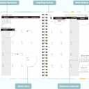 2026 Planner, Weekly and Monthly Calendar Planner Agenda, Jan 2026 - Dec 2026, Planning Academic Book, Office Desk Accessories and School Supplies - A5 (6.3'' x 8.5'') (Blue Daisies)