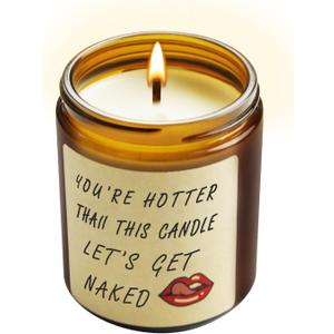 Fun Birthday Gifts for Boyfriend, Girlfriend Gifts, Husband Gifts Lavender Scented Candle Gifts with Gifts Box, Holiday Gifts, for Fiance, Crush