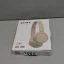 Sony WH-CH520 Wireless Headphones Bluetooth On-Ear Headset with Microphone and up to 50 Hours Battery Life with Quick Charging, Cappuccino