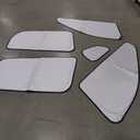 KMF 8pcs Thicken Full Window Sun Shades for Tesla Model Y Accessories 2020-2024, Tesla Y Car Window Covers Sunshade for Windshield Side Rear, UV Block and Blackout Privacy for Camping Outdoor