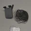 LISEN Cell Phone Stand Phone Holder for Desk Office Decor, Office Desk Accessories Women PC Gaming Essentials iPhone Stand Gadgets Men Gifts for Mom Fit OtterBox Case Switch iPad Air Tablet 4-10 in (BLACK)