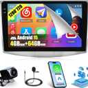 4+64G Android 15 Radio for VW Passat B6 B7 CC 2010 2011 2012 2013 2014 2015, 10.1" Incell Touch Screen Car Stereo, Wireless CarPlay/Android Auto, 5GHz WiFi, Bluetooth 5.0, EQ, GPS, 1280 * 720