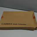 Simplified Desk Calendar 2026 with Desktop Mat, Cabbrix Large Desk Pad Calendar 21" x 16-1/2" Including January 2026 to December 2026, Desk Blotter Calendar for Home School and Office (Brown)