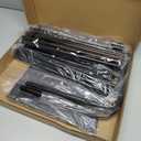 Shoe Rack 3 Tier Long Storage Organizer Wide Metal Shoe Shelf for Closet Entryway Black