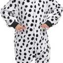 Unisex Kids Animal Onesie Pajamas Children Flannel Halloween Cosplay Costume Homewear Sleepwear for Boys Girls Gift (5T, Dog)