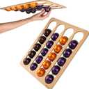 Adhesive Coffee Pod Holder for Nespresso Vertuo Line, Coffee Pod Storage, Holds 20 Pods, Vertical or Horizontal Mount, Large (one pack)