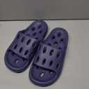 FINLEOO Mens Shower Shoes Wide With Holes Mens Shower Sandals Dry Quickly Non Slip Indoor Slippers Bedroom Pool Spa College Dorm , 8.5-9 X-Wide
