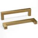 Goldenwarm 30 Pack 5 Inch Champagne Bronze Cabinet Pulls Gold Cabinet Handles Champagne Drawer Pulls Brushed Bronze Drawer Handles Kitchen Dresser Hardware T Bar Square Hardware for Dresser Bedroom