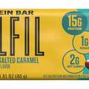 FULFIL Protein Snack Bars, Chocolate Salted Caramel Flavored, Gluten Free with 15g Protein, Pantry Staples, 12 Count (EXP 04/01/26)