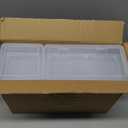 novelinks Plastic Clear Storage Containers for Organizing, Craft Storage Organizers and Stackable Storage Bins with Lids for Pencil Box, Bead, Cookie Cutter, Board Game (6 Pack Small + 6 Pack Medium)