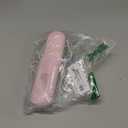 Go Brush Pro 2025 Hair Straightener Brush 300 Million Negative Ionic Portable Hair Straightener Comb for Women with 4 Temps Fast Heating MCH Ceramic Coating Smooth Frizz-Free Hair Pale Pink