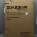 Medline Lightweight Two Button Folding Walker with 5" Wheels, Aluminum Frame Supports up to 300 lbs (1 Count (Pack of 1), Metallic)