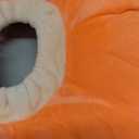 Adjustable Comfy Flower Style Elizabeth Collar for Cats Puppies Soft Recovery Cone Pet Protective Neck Collar (Orange, Medium)