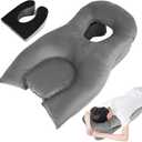 Anicuta Face Down Pillow After Eye Surgery,BBL Pillow After Surgery Stomach Sleeping,Soft Support Face Down Headrest for Eye Surgery Retina Surgery with Removable Cone