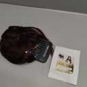REECHO Invisible Wire Hair Extensions with Thinner Softer Lace Weft (Black to Burgundy Ombre, 12 Inch (Pack of 1))