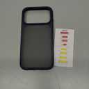 TORRAS for iPhone 17 Pro Case, Beyond Military-Grade Protection, Camera Control Button, DIY Buttons, Translucent Matte Slim Thin Shockproof Hard Back Anti-Scratch case for iPhone 17 Pro, Deep Blue