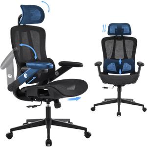 Ergonomic Office Chair with Adjustable Lumbar Support Mesh Desk Chair Comfy, Medium