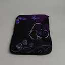 iColor Purple Butterflies Canvas Laptop Carrying Shoulder Sleeve Case Protective Bag Briefcase Fits 11.6 12 12.9 13 13.3 Inches Laptop Ultrabook Netbook CSH-05