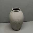 LE TAUCI Ceramic Vase, 11.5 Inch Large Wabi-Sabi Vase, Tall Vase for Home Decor, Living Room Table & Mantel Centerpiece, Watertight & Sturdy, Weathered Stone Greige