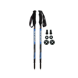 Fizan Compact 3 Trekking Poles – 5.6 oz Ultralight, Backpacking, Thru Hiking Poles, Adjustable, Collapsible, Customized Fit, EVA Grips, Aluminum Walking Sticks (Compact 3)