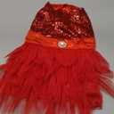 Tangpan Beam Waist Christmas Pet Costume Dog Dance Skirt Satin Camp Party Dress (XX-Large, Red)
