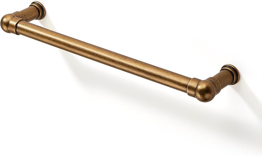 Sailing 10 Pack Cabinet Pulls-6.3"/160mm Antique Brass Cabinet Handles for Kitchen Bedroom Bathroom Living Room Modern Drawer Handles