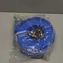 2" x 50 ft Backwash Hose for Swimming Pools, Heavy Duty PVC Lay Flat Water Discharge Hose,Durable Pool Drain Hose with Aluminum Pin Lug Fittings for Pump And Filters