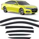 Tape-on Window Visors Rain Guards for Honda Accord 2018-2022