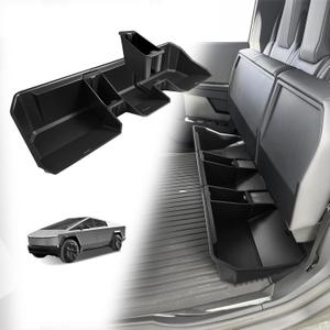 VaultsOnWheels Under Seat Storage Box Fit for 2026 2025 2024 Tesla Cybertruck Accessories, Console Organizer Truck Tool Box Custom Fit Detachable Underseat Organizer