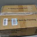 Art Drying Rack 27 Removable Shelves,Mobile with Locking Wheels,