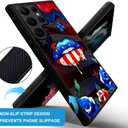 Compatible with Samsung Galaxy S23 Ultra Case,Star Butterfly Lips Slim Soft Shockproof TPU Protective Cover Case for Samsung Galaxy S23 Ultra 6.8-inch