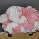 Heated Blanket Queen Blanket - Fast Heating Electric Blanket, Soft Flannel Heated Queen with 4 Time Settings,10 Heating Settings, Warm Gifts for Women & Mom & Grandma(84"x90"Cow Print Pink)