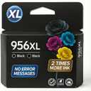 Compatible Inkjet Cartridge Replacement for 956xl. Works with OfficeJet Pro 7720, 7730, 7740, 8200, 8210, 8216, 8218, 8700, 8716, 8718, 8719, 8720 Printers. 2 Pack (Black).