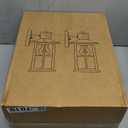 2 Pack Motion Sensor Outdoor Porch Lights Dusk to Dawn Exterior Wall Lantern Black Outside Sconce Lighting Fixtures Waterproof Wall Mount Coach Lamp for House Garage Patio Entryway