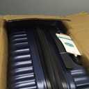BAGSMART Carry On Luggage 22x14x9 Airline Approved, Lightweight luggage with Spinner Wheels, 20 Inch Expandable Hardside Carry On Suitcase with TSA Lock Rolling Travel suitcase Carry-On, Dark Blue