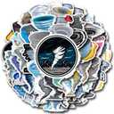 3 x TWGOGOTIC 55 PCS Tornado Stickers, Tornado Party Favors Birthday Party Decorations Supplies Gifts Waterproof Vinyl Stickers for Kids Teens Boys Girls for Water Bottle Laptop (Blue)