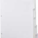 Smead 89415 Three-Ring Binder Index Divider 5-Tab White