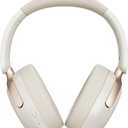 LORELEI Q30 Bluetooth Headphones Over Ear,60H Playtime & 3 EQ Music Modes,BT6.0 Headphones Wireless with Mic,Foldable Lightweight Headsets,HiFi Stereo Deep Bass for Home Travel iPad Tablet-Beige White