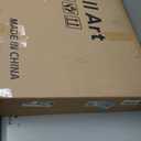 Large 3D Textured Framed Blue and White Abstract Wall Art for Living Room, 3 Piece Modern Artwork for Walls, Minimalist Navy Blue Geometric Paintings for Hallway, Stair, Office Wall Decor 24x36 In