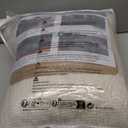 H.VERSAILTEX 4 Piece Stretch Sofa Covers for 3 Cushion Couch Covers for Living Room Furniture Slipcovers (Base Cover Plus 3 Seat Cushion Covers) Upgraded Thicker Jacquard Fabric (XL Sofa, Ivory)