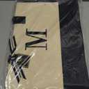M Initial Canvas Tote